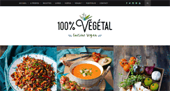 Desktop Screenshot of 100-vegetal.com