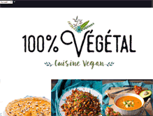 Tablet Screenshot of 100-vegetal.com